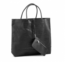 Shopper xl crocobag bigshopper zwart